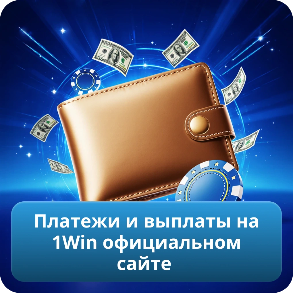 Платежи и выплаты на 1Win официальном сайте